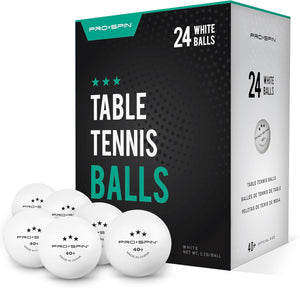 White High-Performance Table Tennis Balls
