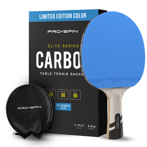 Carbon Fiber Ping Pong Paddle - ITTF Approved Colors