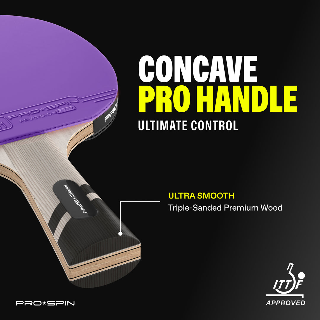 Carbon Fiber Ping Pong Paddles - 4-Player Competition Set