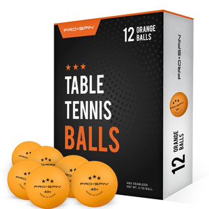 Orange High-Performance Table Tennis Balls